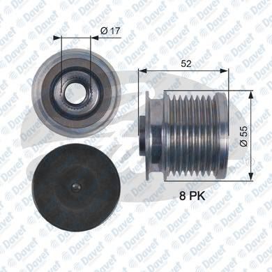 GATES OAP7123 Alternator Kasnagi X164 06>12 W204 07>14 W463 06> W211 05>08 W164 05>09 W251 06>12 Sprinter 906 06>13